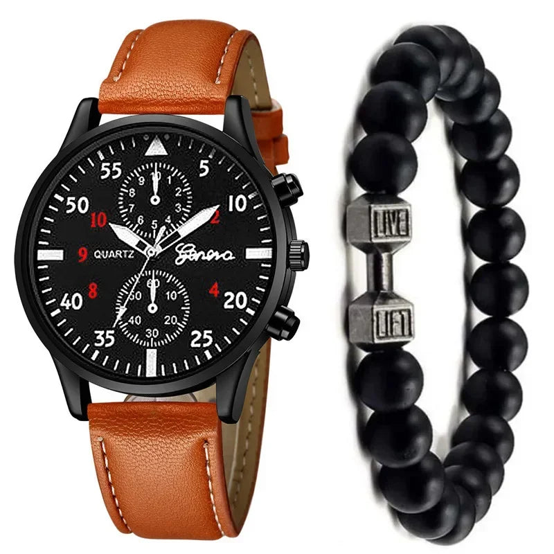 VIP 4/2/1pcs Watches Set for Men Reloj Hombre Men Quartz Wristwatches Montre Homme Business Luxury Casual Clock Watch（no Box）
