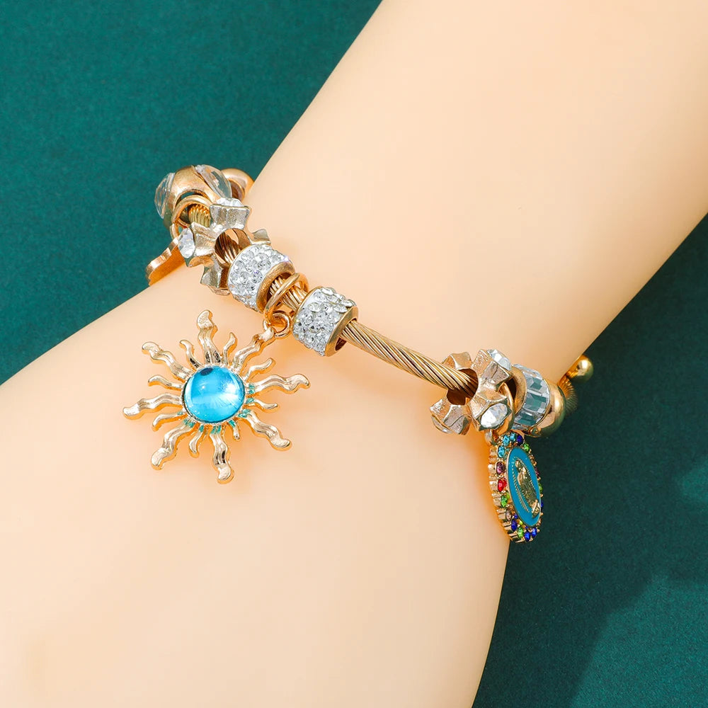Jesus Bracelet Gold Fashion Metal Hookless Vintage Bracelet Women's Bracelet Favorite