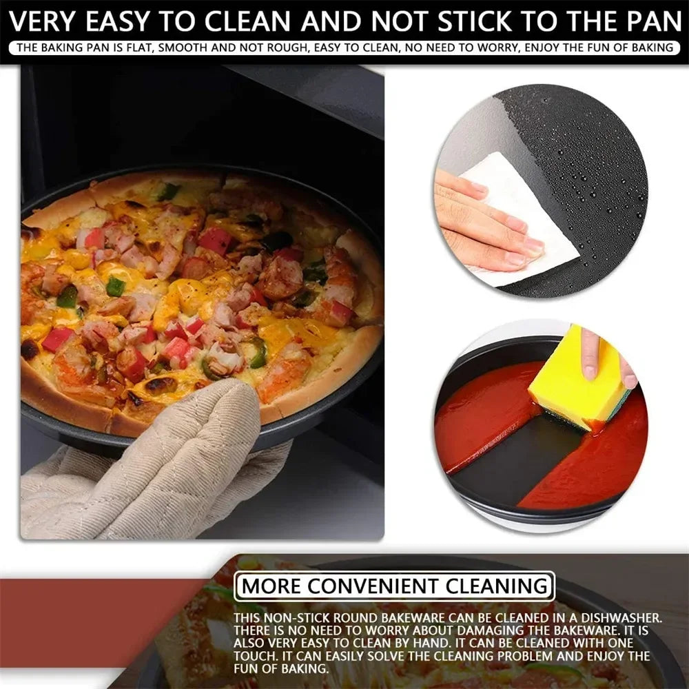 Upgrade Your Baking Game with this Reliable, Stylish, and Durable Nonstick Carbon Steel Cake Pan - Essential Bakeware for Profes