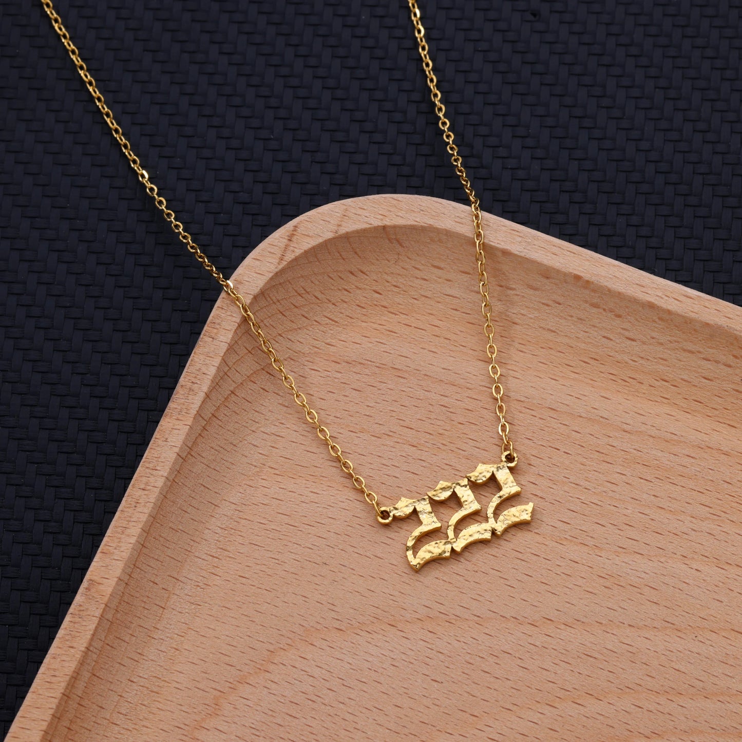 Stainless Steel Number Necklaces For Women Men Gold Color 111 222 333 444 555 777 888 999 666 000 Pendant Necklace Jewelry Neck