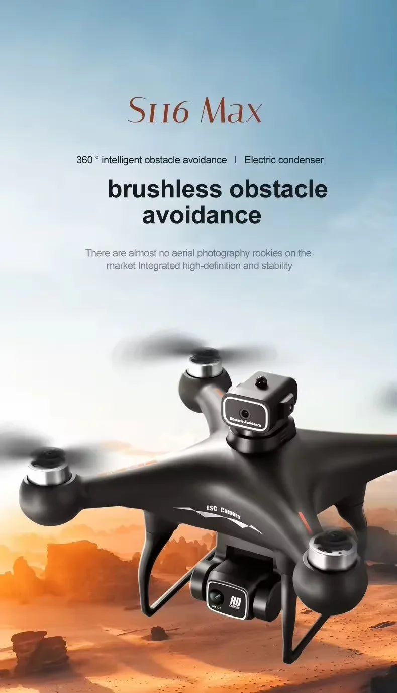 2024 avoidance drone S116 max app control 4k profesional drones mini drone with camera