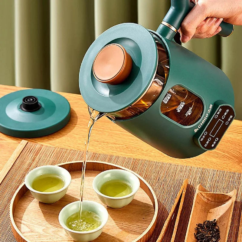 110V 220V 800ml Smart Tea Maker Portable Tea Making Machine Home Health Kettle Automatic Keep Warm Multifunction Flower Teapot