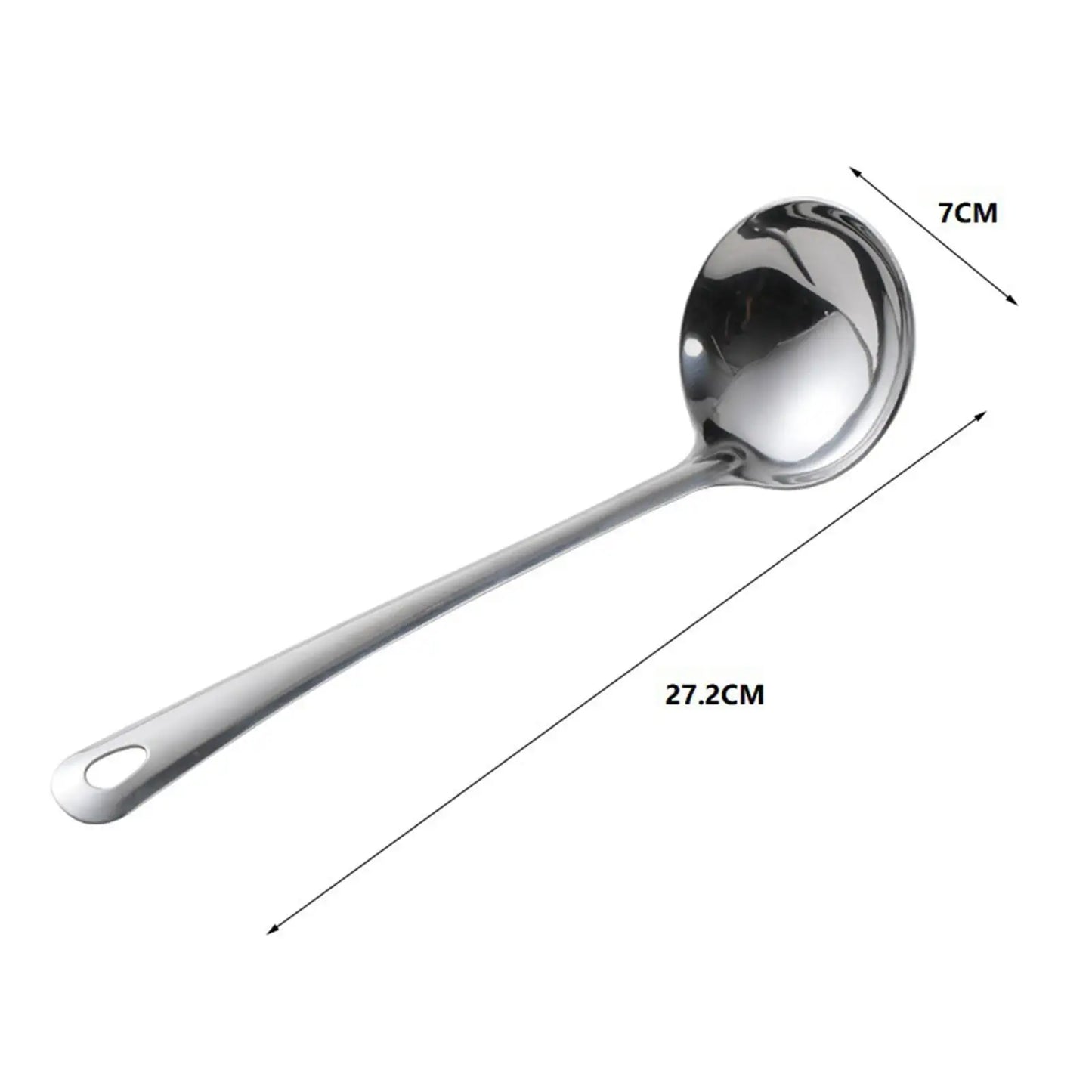 Soup Ladle Spoon Long Handle Serving Spoon for Pancake Batter Sauces Kitchen