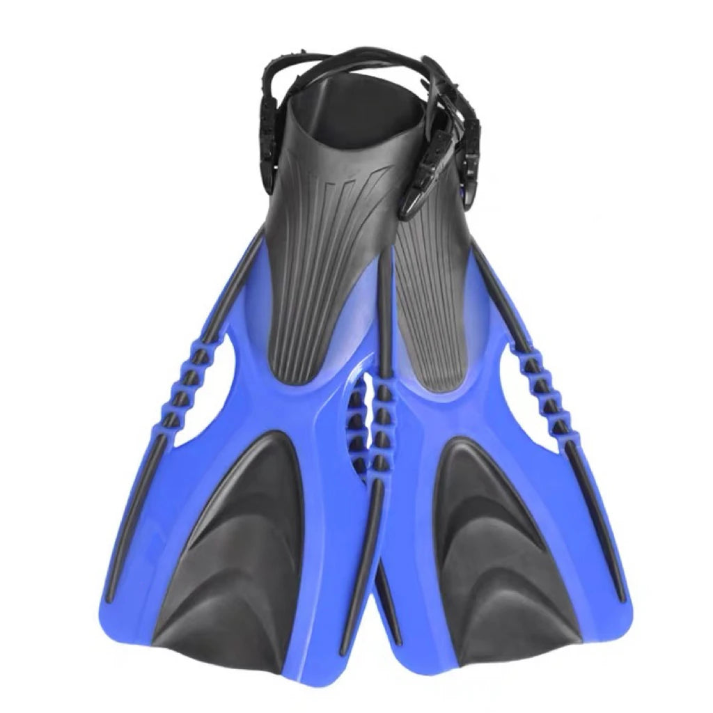 QYQ Professional Long Swimming Fin Adult Snorkel Foot Flippers Youth Free Diving Fins Water Sport Lightweight Equipment