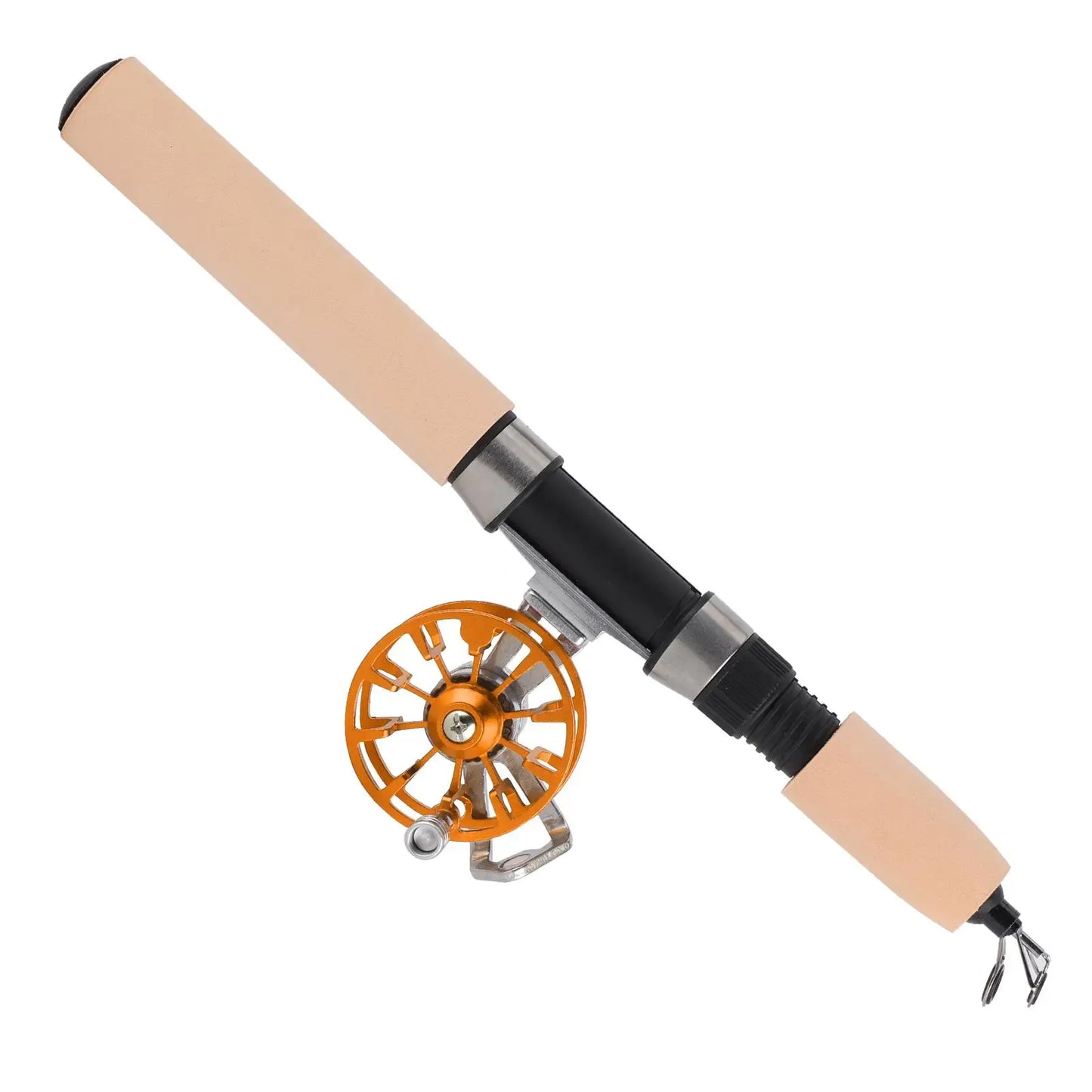 Telescopic Fishing Rod Set 60cm/66cm with Reel - Outdoor  Fishing Kit & Tackle for Winter Adventures
