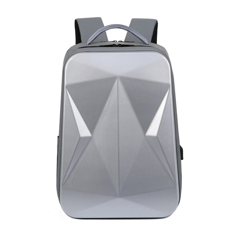 Men's 17.3 Inch Laptop Backpack Waterproof Hard Shell Bag 35L Business Travel Backpack with USB Charging Port mochilas de hombre