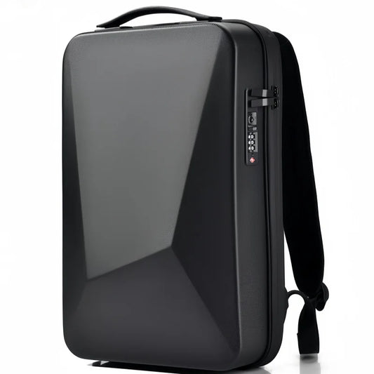 Men's 16 inch Laptop Backpack Expandable Travel Bag Waterproof Anti-theft Business Backpack USB Charging ABS Hard Shell Bag