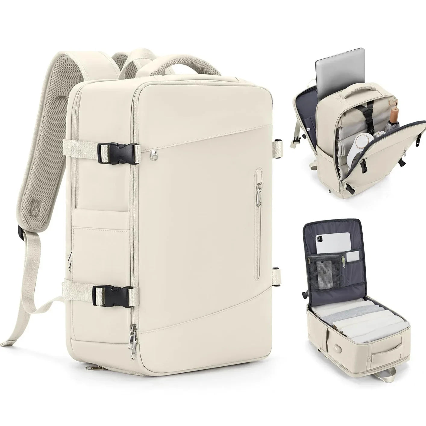 Airplane Approval Travel Backpack Fashion Students Backpack Bag Business Laptop Backpack Men USB Charge Sport Computer Backpack