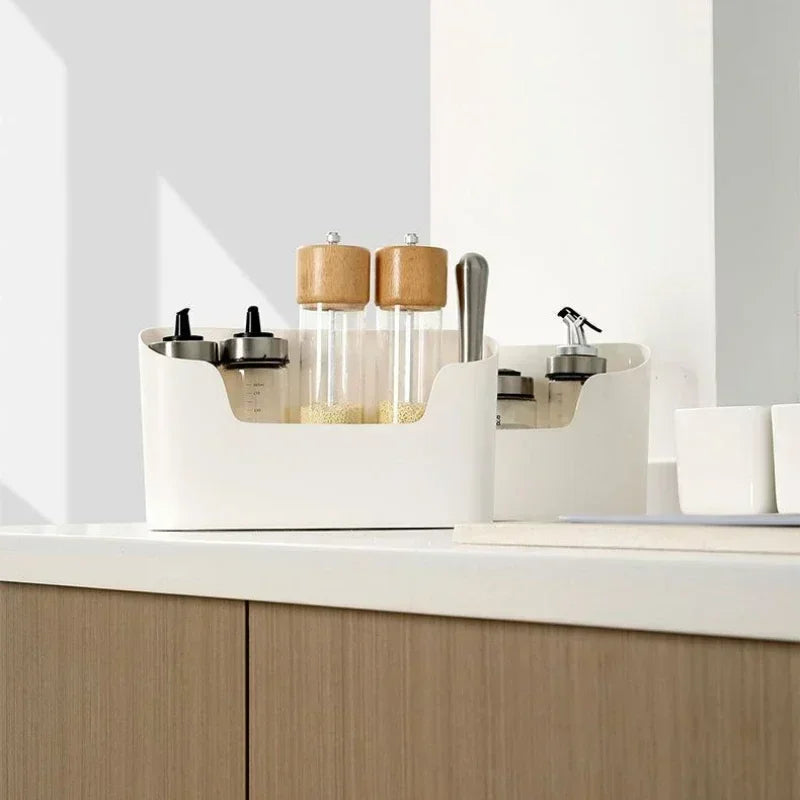 Kitchen Wall-mounted Adhesive  Rack Multifunctional Cabinet Door  Box Under Sink Drawer Shelf Bathroom Organizer Almacenamiento