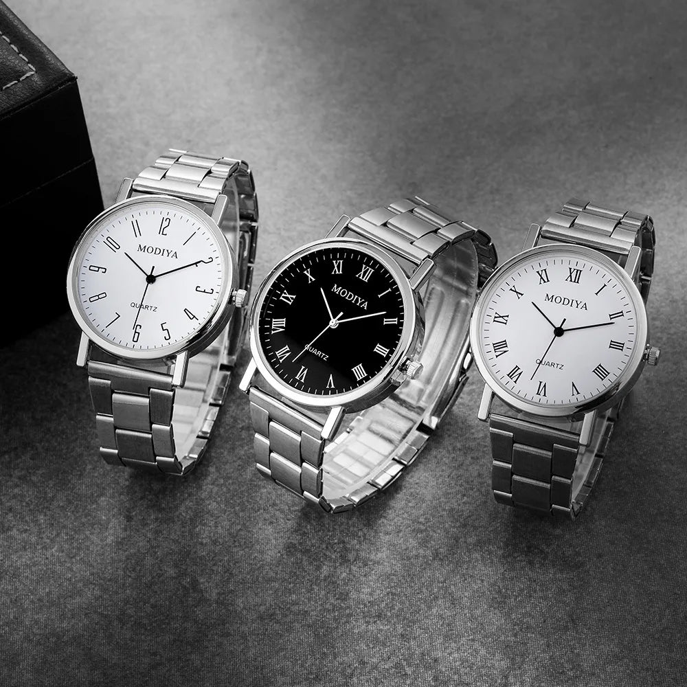 UTHAI CQ252 Minimalist Men's Watch Luxury Casual Quartz Watch Stainless Steel Men's Sports Clock