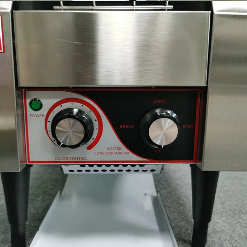 Chain Bread Toaster Automatic Oven Crawler Heating Baking Sandwich Machine Commercial Hotel Breakfast
