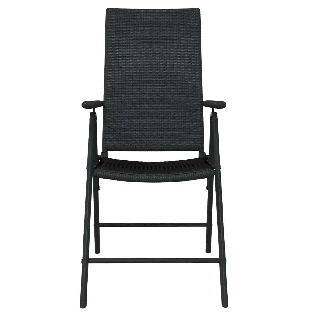 9-Piece Black Patio Dining Set for Outdoor Entertaining - Stylish and Durable Garden Furniture
