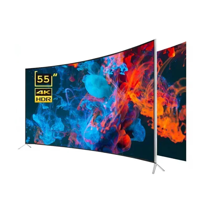 75 inch Curved Smart TV Smart TV 4K Big Screen Ultra HD LED Television 75 inch TV