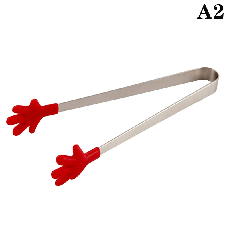 1PC Kitchen Cute Silicone Food Clip Bread Barbecue Clip High Temperature Resistant And Scalding Resistant Silicone Clip