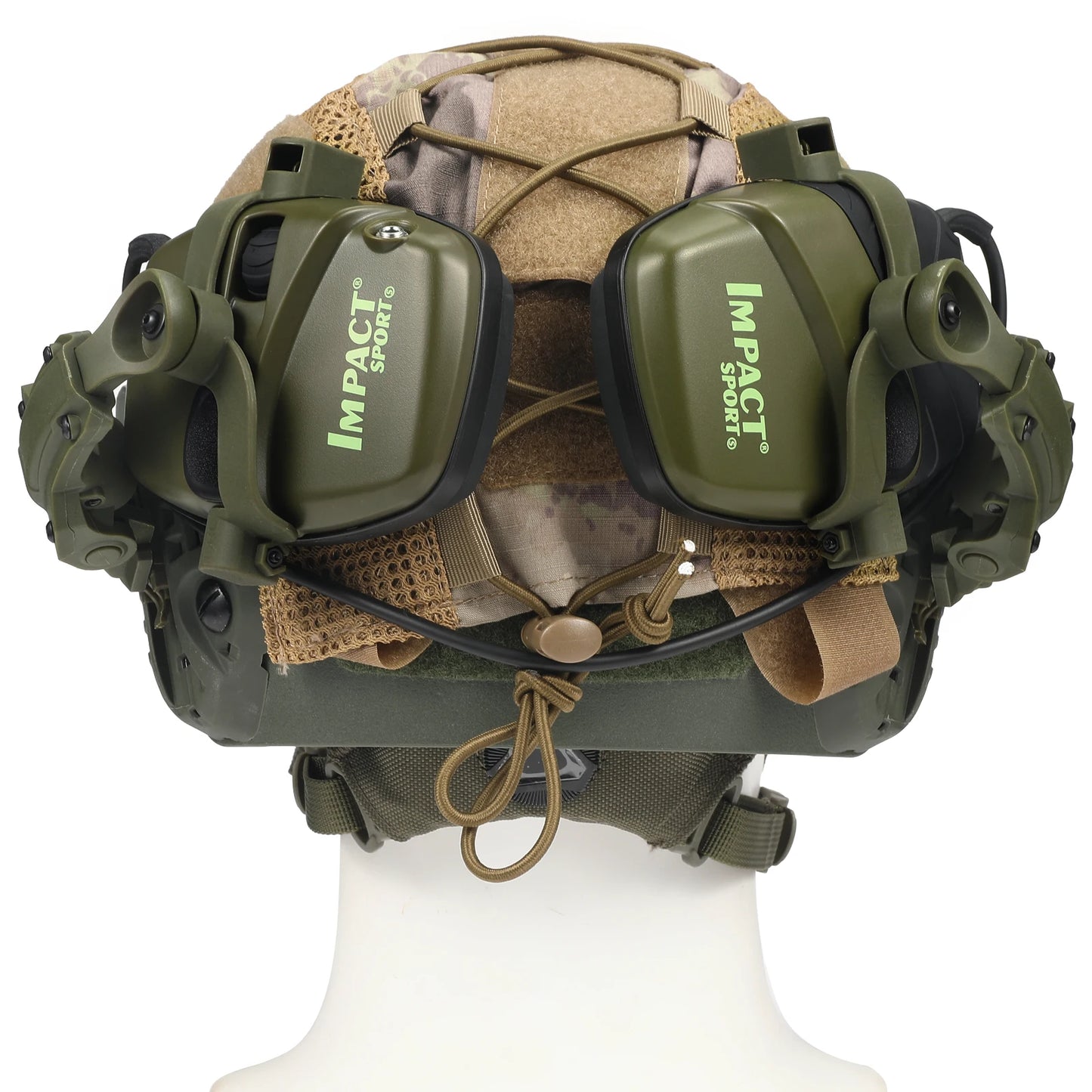 Electronic Shooting Headset Helmet Mounted Version Hunting Pickup and Noise Reduction Tactical Headset Hearing Protection
