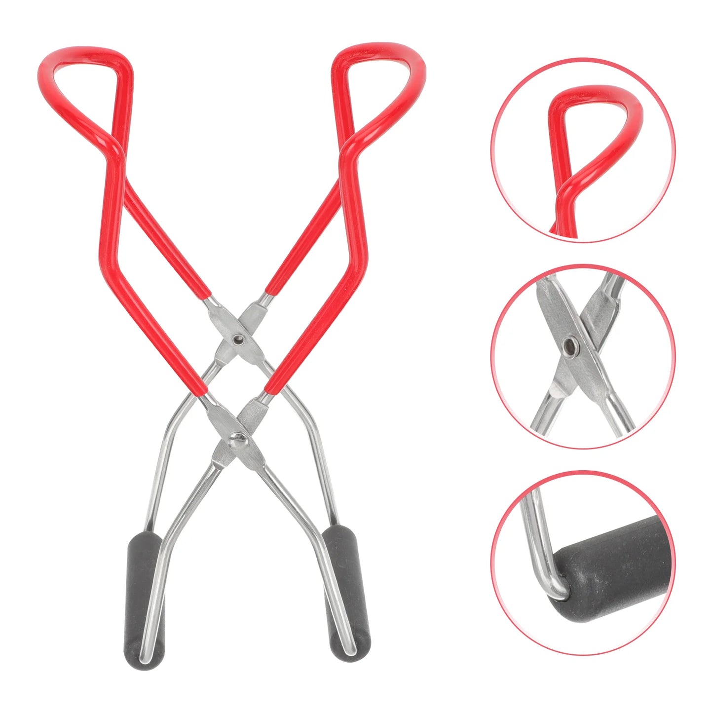 Lid Can Lifter Hand Opener Kitchen Accessories Key Chain Canning Lifting Tongs Red Plastic Mason Jars