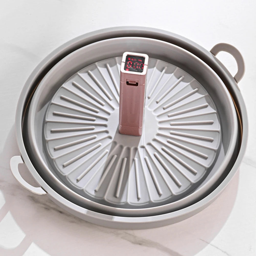 Silicone Air Fryer Silicone Pot Replacement of Parchment Paper Liner Airfryer Oven Non Stick Bowl Reusable Basket for Baking