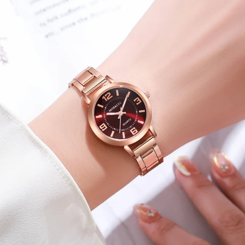 Casual Quartz Watch Women Stainless Steel Wristwatch Popular Top Brand relogios feminino reloj de mujer 시계 명품 luxe femme Saat