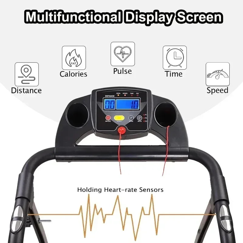 Folding Treadmill for Home Portable Electric Treadmill Running Exercise Machine Compact Treadmill Foldable for Home Gym Fitness