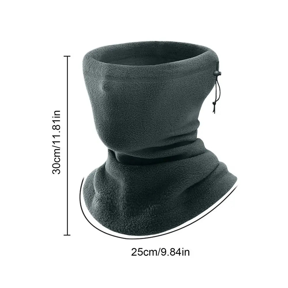 Neck Gaiters For Men Polar Fleece Adjustable Elastic Neck Warmer For Men Windproof Winter Warming Supplies For Women Men Females