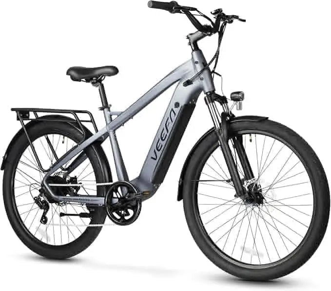 Bike for Adults 27.5” Ebike 24Mph Power by 1000W Peak Motor 80 Miles Max Range by 48V Built-in Removable Battery,