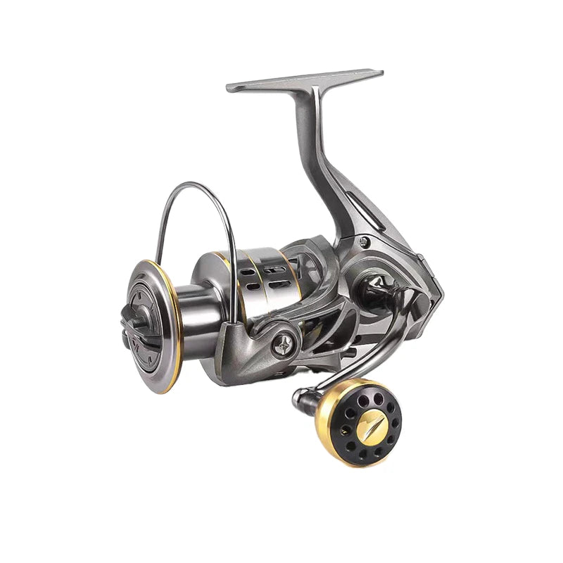 Soft glue Metal Bearing Spinning Fishing Reel 1000 2000 3000 4000 5000 6000 7000 18KG Powerful Reel Saltwater Fresh Water Drag