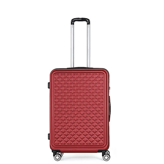 20/24 Inch One-piece Suitcase Red Mute Universal Wheel Luggage Case Business Suitcase Equipaje Luggage Travel Bag with Wheels