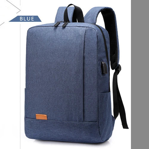 Cheap Waterproof Nylon 14 inch Laptop Backpacks Fashion School Mochilas Feminina Casual USB Charging School Bag for Men Women