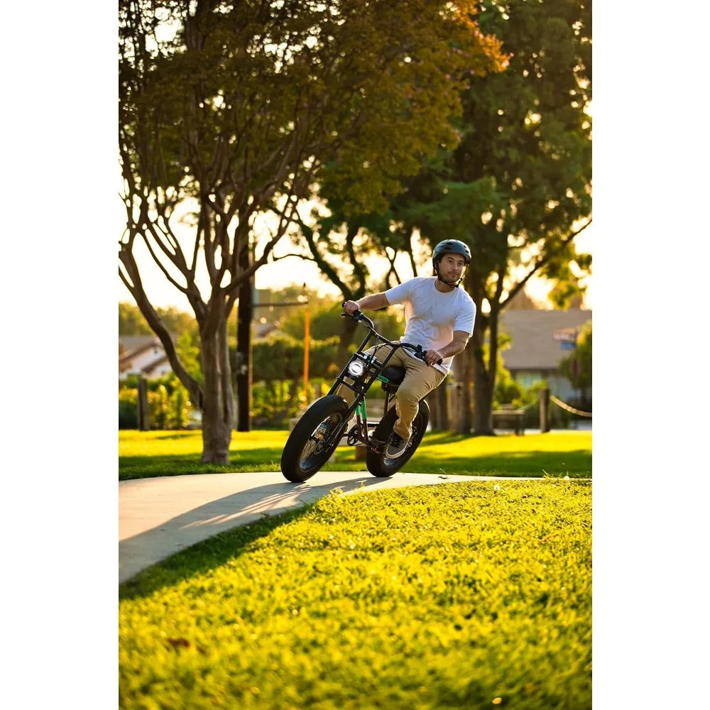 Rambler 20 – Class 2 Adult Electric Bike with Retro Style, Up to 19.9 MPH, Up to 16.6 Miles of Range, 500-Watt Rear-Wheel