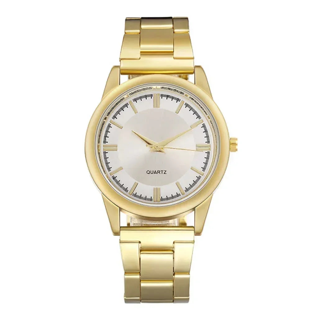 Classic Simple Men's Business Quartz Watch Stainless Steel Round Dial Casual Classic Simple Men's Business Quartz WatchStainles