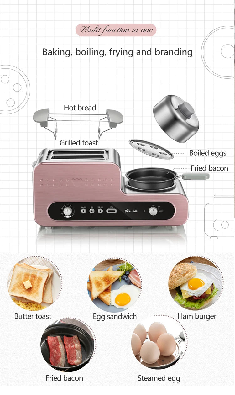 Bread Oven Hot Sales Electrical Appliances Breakfast Bread Multi-function Electric Toaster