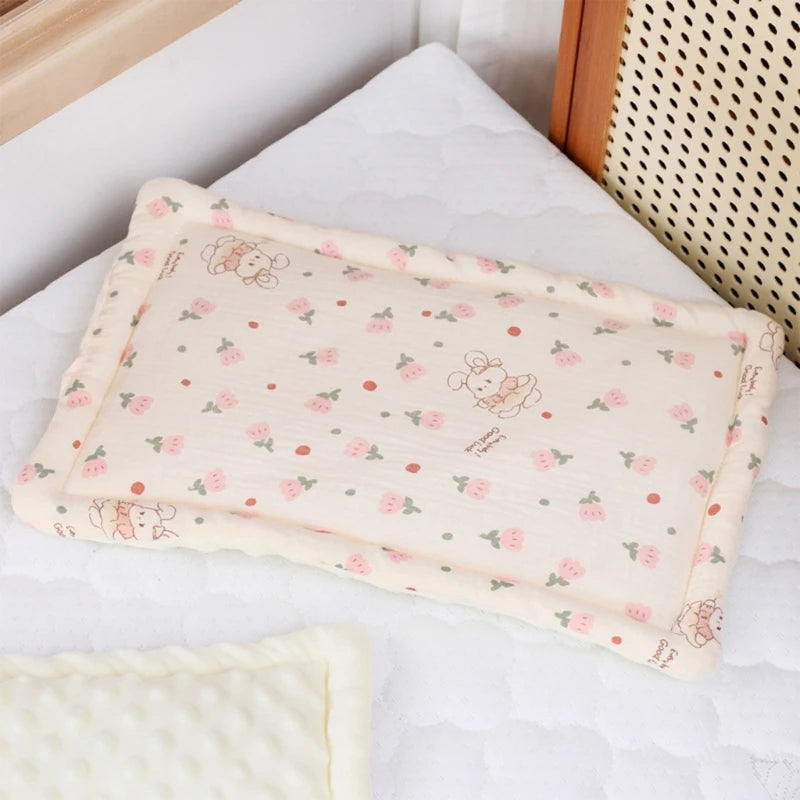Babies Bedding Pillow Gentle Newborn Infant Pillow Lovely Designed for Newborns Comfort Sleep Pillow