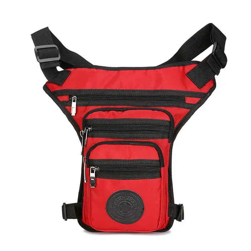 Male Hip Thigh Fanny Pack  Camouflage Motorcycle Rider Multi-Pockets Shoulder Bags High Quality Men Nylon Waist Leg Bag