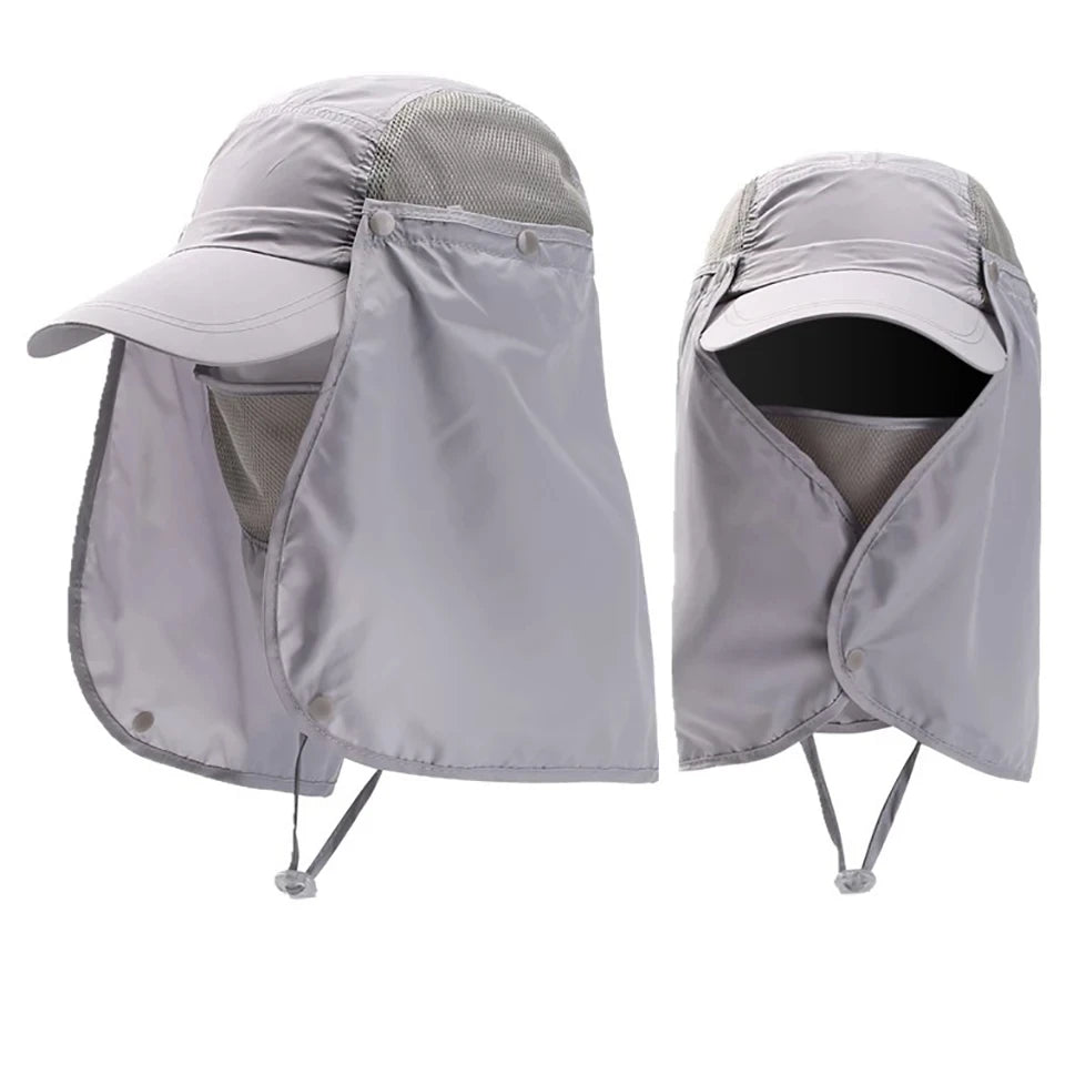 Hunting Camping Hiking Fishing Hats Outdoor UV protection Sun Protection Breathable Caps Full Head Quick-dry Headwear Men Women