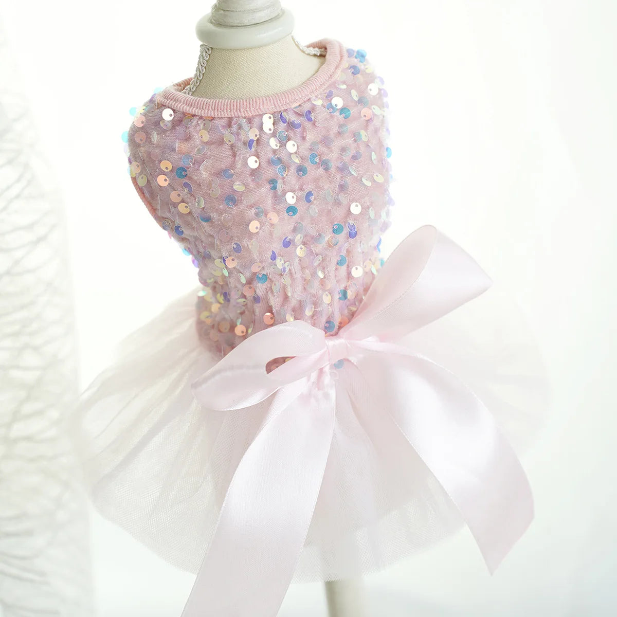 Ins New Style Sexy Dog Wedding Dress Pet Skirt Cats Dress Clothes Sequin Pet Supplies Pet Apparel Wedding Grenadine Dress Ropa