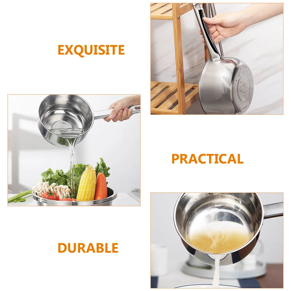 Stainless Steel Spoon Fine Workmanship Water Ladle Long Handle Gadgets Housewarming Gift Soup