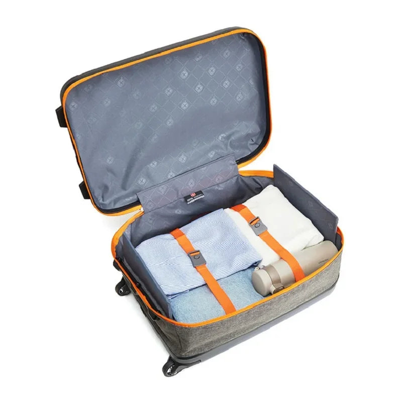 20/24/28 Inch Foldable Storage Roller Trolley Luggage Sets PC Suitcase Multi-functional Travel Bag Carry on Cabin Case