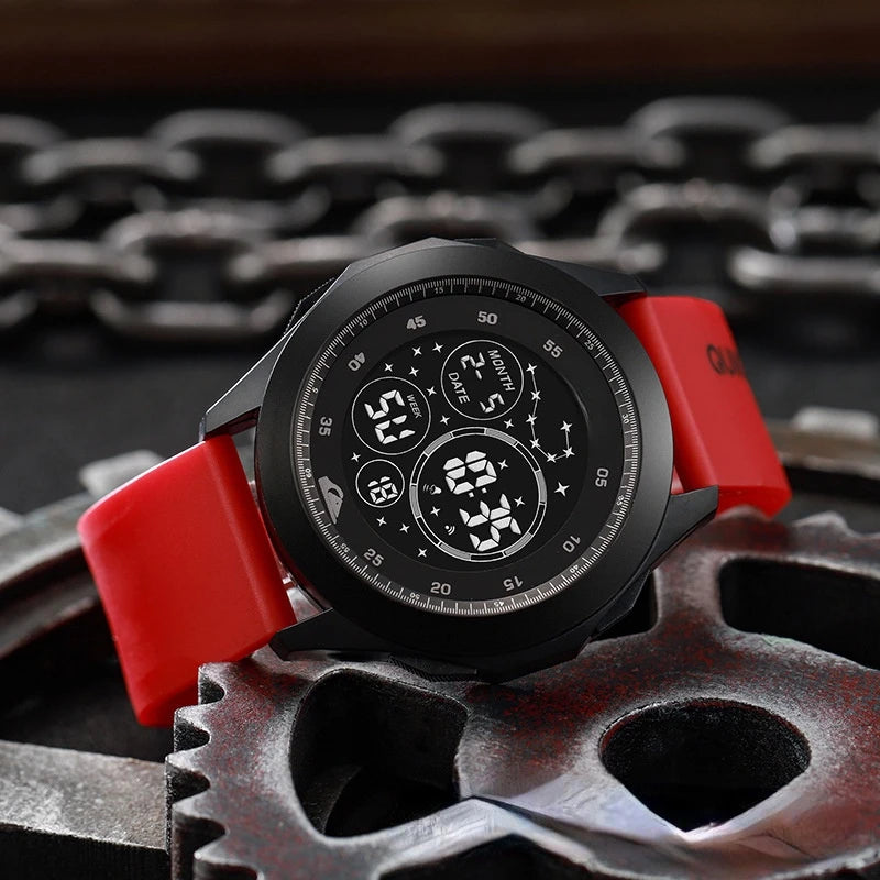 Kegllect New Electronic Men Watch Boy Multi-functional Sports Watches