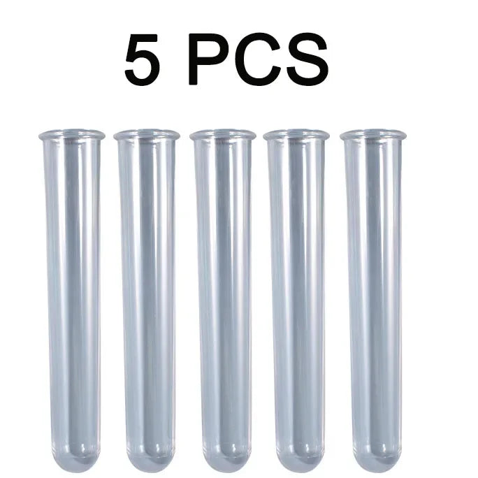 DIY Nordic Style Vase Mould Plaster Concrete Hydroponic Test Tube Flower Arrangement Ornaments 3D Craft Flowerpot Silicone Molds