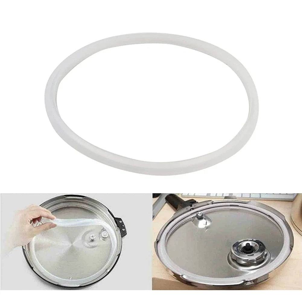 Sealing Ring Clear Silicone Seal Gasket Replacement for Stainless Steel Pressure Cooker 18 26cm Inner Diameter