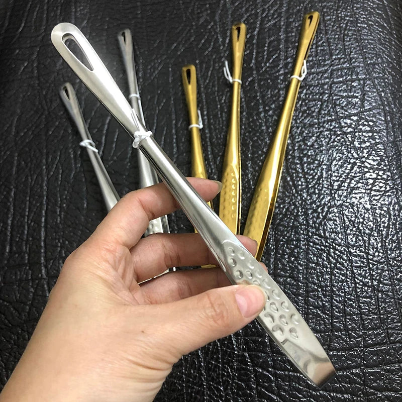 BBQ Food Tongs Barbecue Clip Stainless Steel Kitchen Food Meat Clip Non-slip Non-Stick Steak Clamp Cooking Tool For Grill Baking
