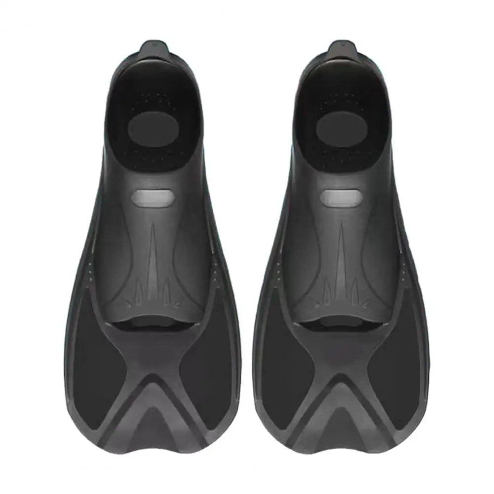 1 Pair Diving Fins Swimming Flipper Training Fins Snorkeling Flippers Short Blade Flippers Leg Strength Building Swim Flippers