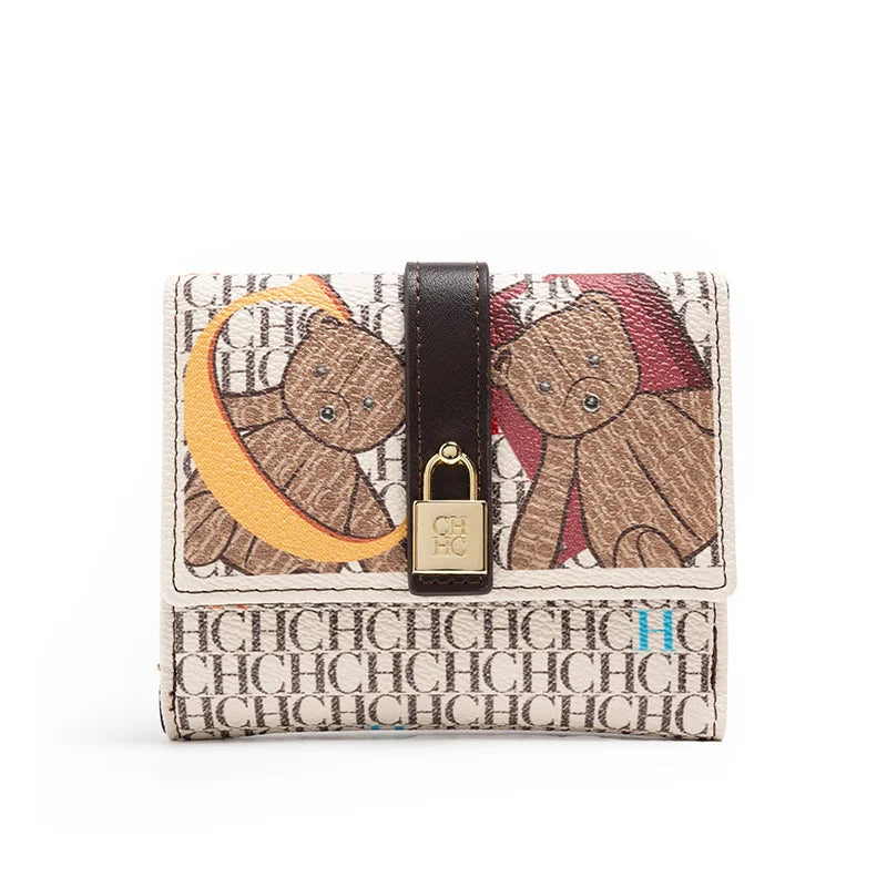 CH Premium Feeling Wallet High Quality Standard Wallet Ladies Temperament Style Fashion Versatile Letter Print Design Walle