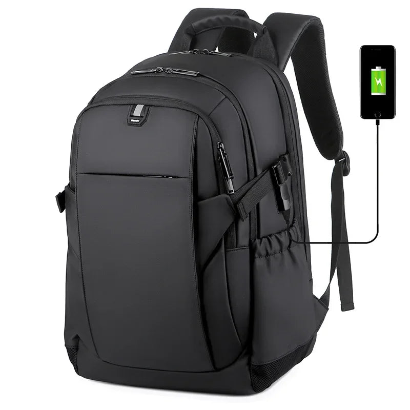 School Student Backpack Mens Large Capacity Business Travel Bags Waterproof Multifunctional USB Charging Laptop Backpacks