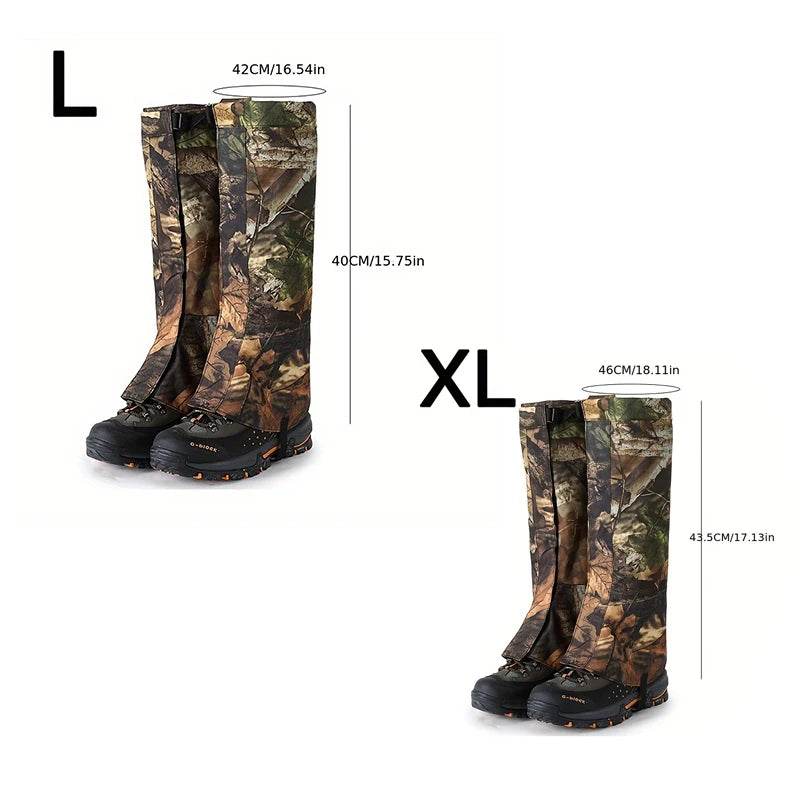 Outdoor Travel Gaiters Gaiters For Ski Boots Waterproof Legging Shoes Hunt Climbing Camping Winter Tourist Snow Foot Cover