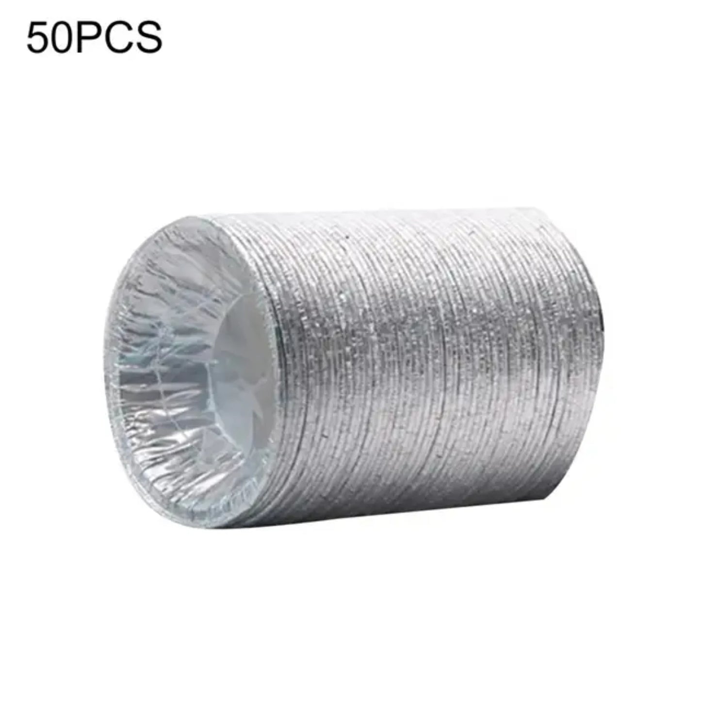 Versatile, Durable, and Grease-proof 50Pcs Aluminum Foil Egg Tart Mold - Essential Disposable Kitchen Tools for Desserts & Candi