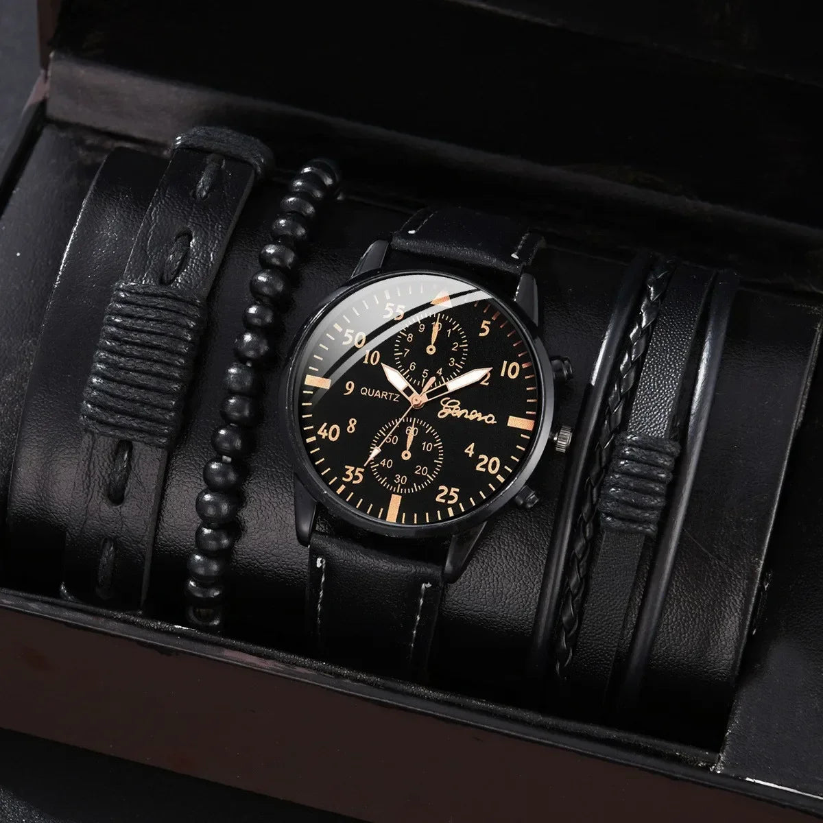 VIP 4/2/1pcs Watches Set for Men Reloj Hombre Men Quartz Wristwatches Montre Homme Business Luxury Casual Clock Watch（no Box）