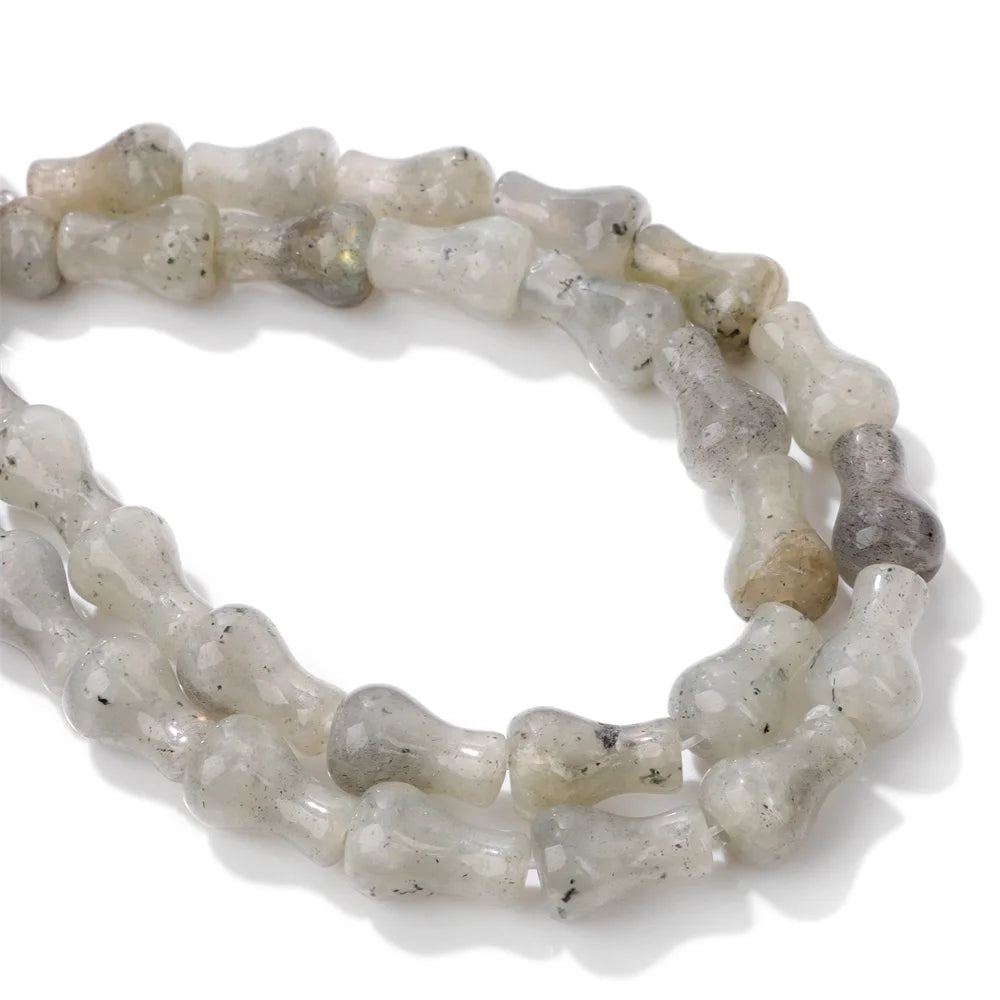 8x12mm Natural Vase Shape Stone Beads Agates Opal Tiger Eye Gems Bead Polished Spacer Loose Beads for Jewelry Making Handmade