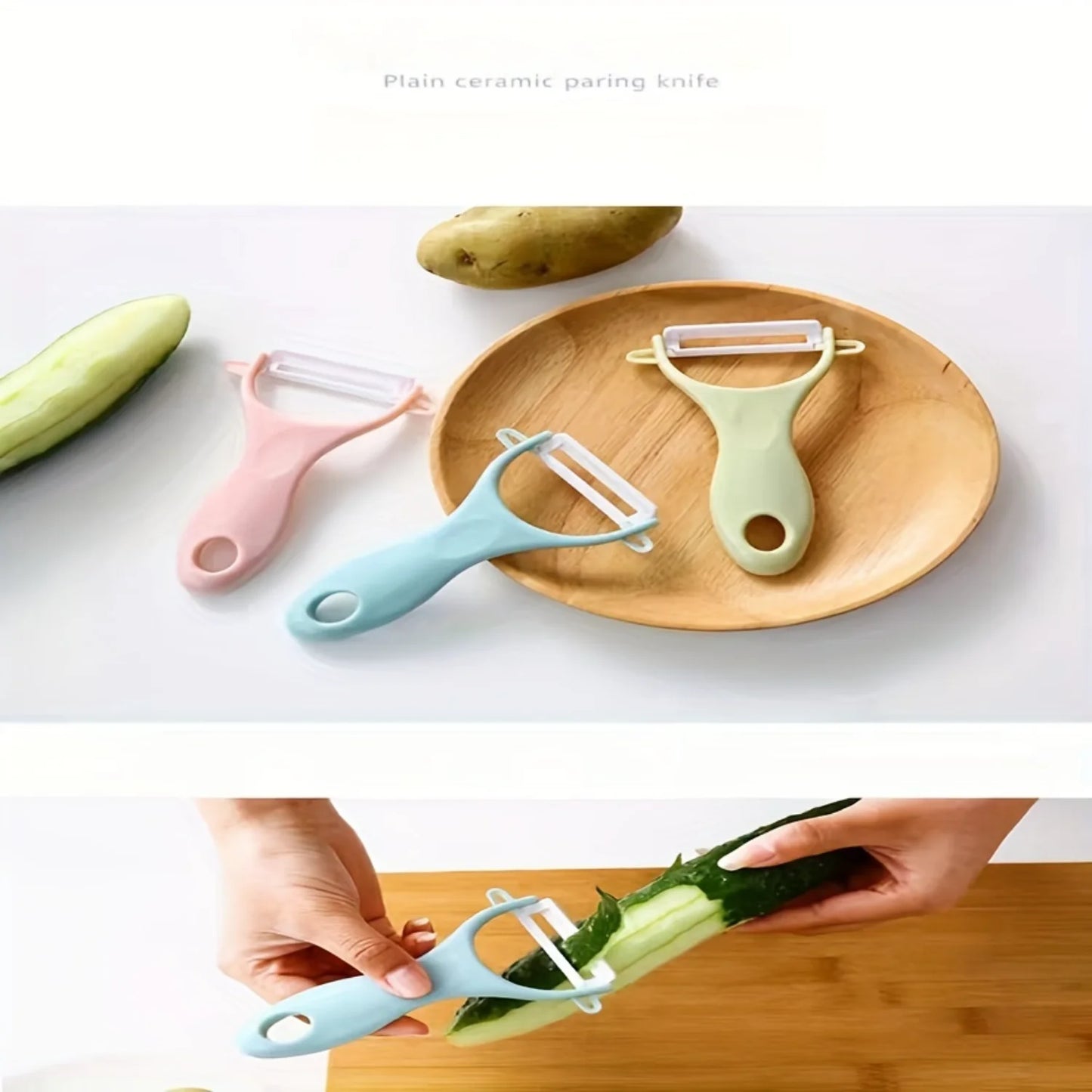 Fruit Peeler, Vegetable Peeler, Creative Peeler, Ceramic Peeler, Potato Peeler,  Peeler For Melon, Pear, Carrots,  Tools,  Gadge