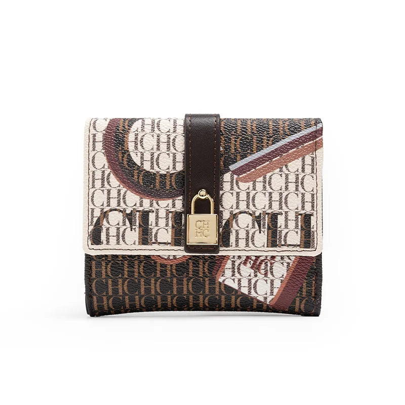 CH Premium Feeling Wallet High Quality Standard Wallet Ladies Temperament Style Fashion Versatile Letter Print Design Walle